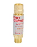 Tilbageslagsventil WHC FR34 Acetylen/Propan 3/8v