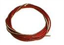 Trådleder 1,0-1,2 mm rød 4 mtr.